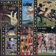 КНДР, Олимпиада 1984, 1983 г. Футбол, 6 люкс-блоков без зубцов-миниатюра